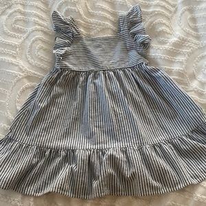 Girls pinstripe dress